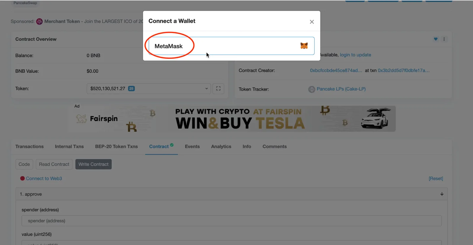 【仮想通貨】直コン解説！ラグプル（Rugpull）対策・早押し購入に使える技術【コントラクト直接操作】の説明画像
