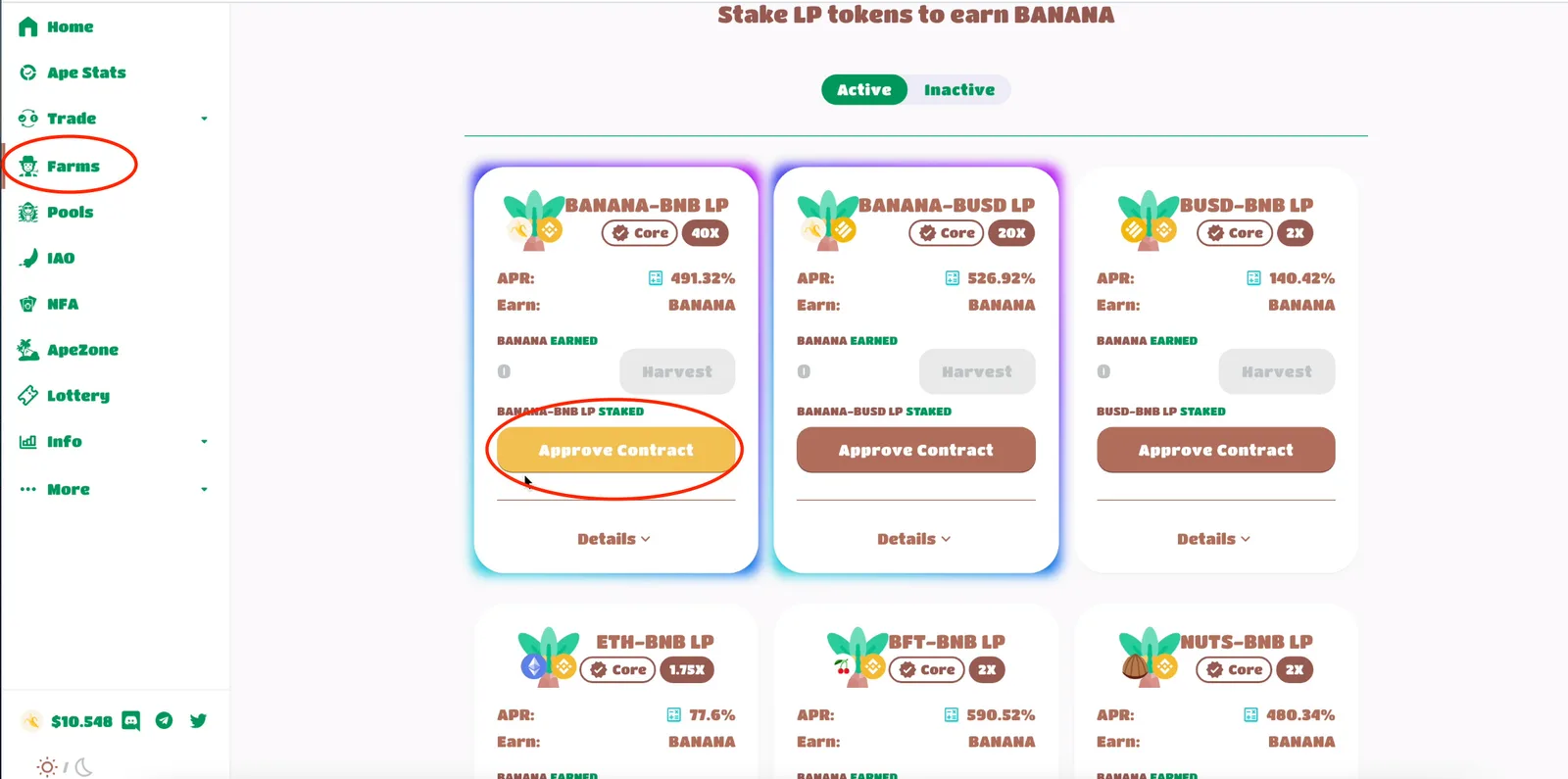 【DeFi】ApeSwap（エイプスワップ）とは？始め方・ゴールデンバナナ（GNANA）・IAO参加方法など徹底解説【仮想通貨】の説明画像