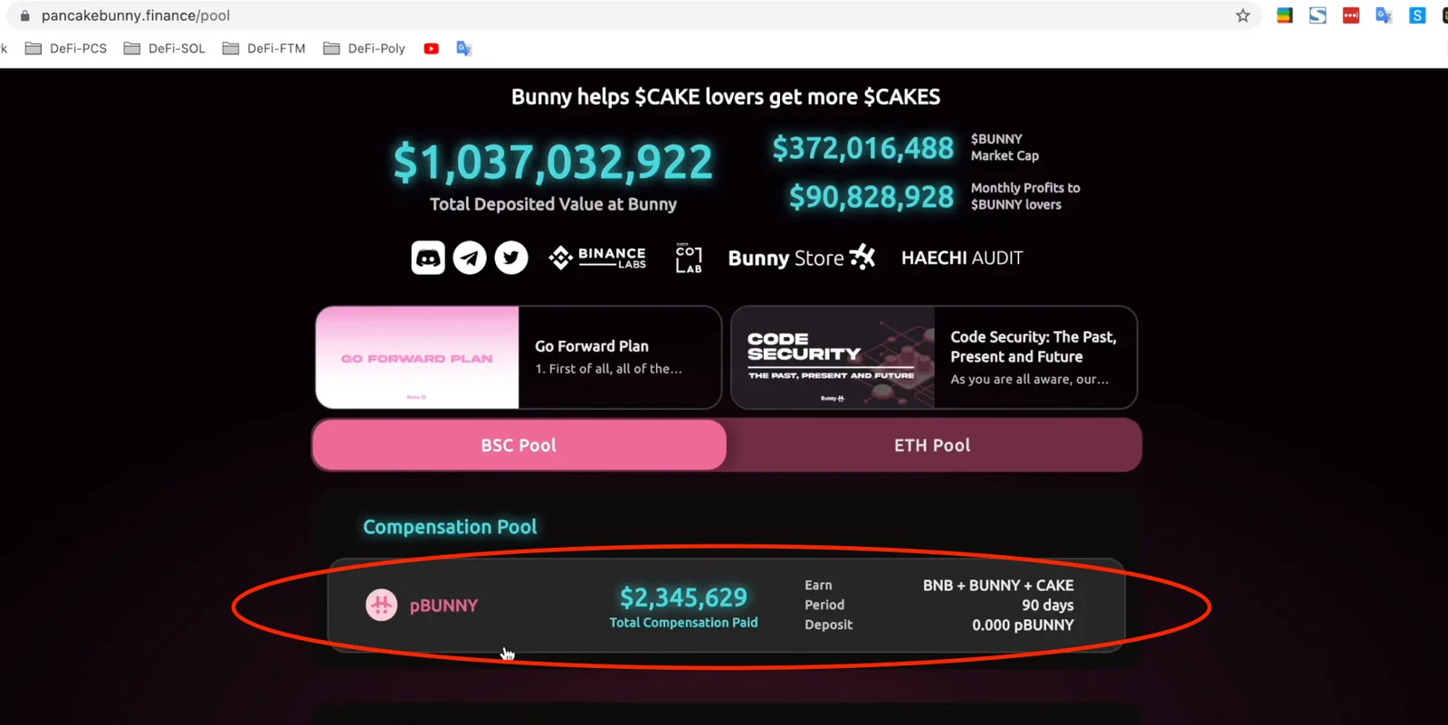 【BSC】PancakeBunnyハッキング事件！トークン価格が100分の1に暴落した原因を徹底調査。次回の対策に役立ててください！【DeFi】の説明画像