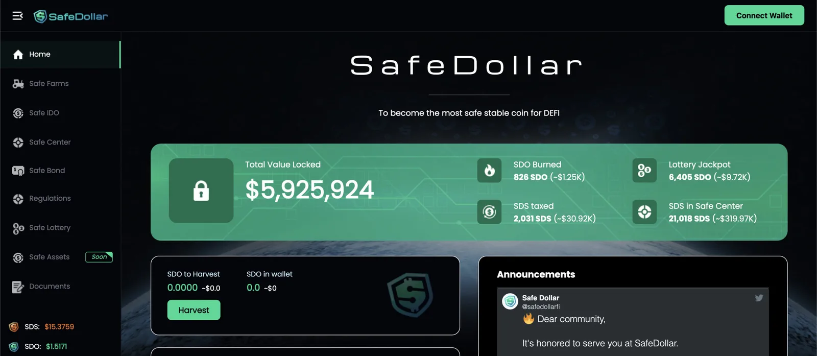 【Matic】TITAN補償エアドロップ・アルゴリズムステーブルプロトコルのSafeDollarを紹介します【DeFi】の説明画像