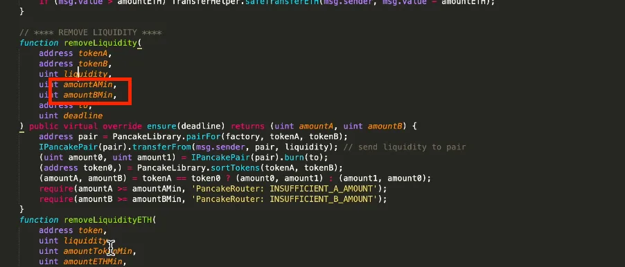 【DeFi】直コンでLPを解体する方法を徹底解説します。Rugpull回避方法【仮想通貨】の説明画像