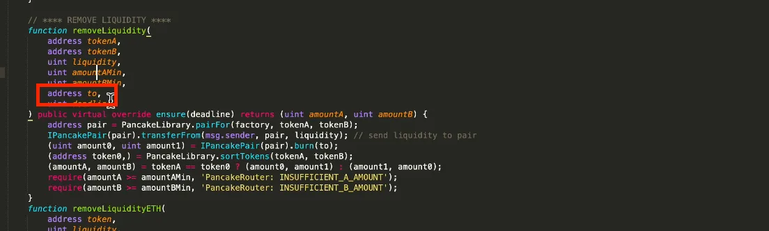 【DeFi】直コンでLPを解体する方法を徹底解説します。Rugpull回避方法【仮想通貨】の説明画像