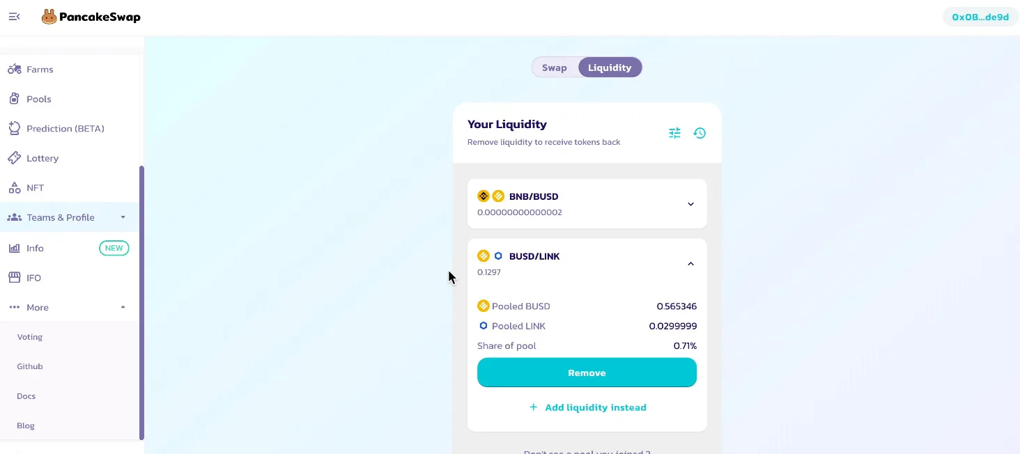 【DeFi】直コンでLPを解体する方法を徹底解説します。Rugpull回避方法【仮想通貨】の説明画像