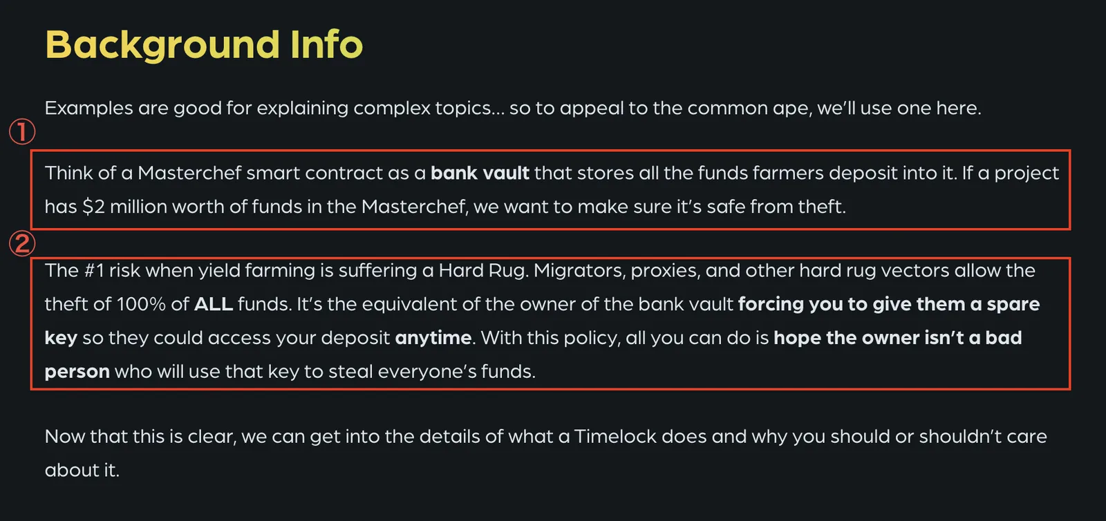 【DeFi】Timelockが重要ではない3つの理由を徹底解説しますの説明画像