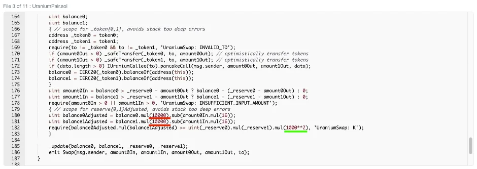 【BSC】UraniumFinance（ウラン）のハッキング事件の詳細！54億円分の被害の詳細と原因・初心者の為の対策・コントラクトの解説などなど【DeFi】の説明画像