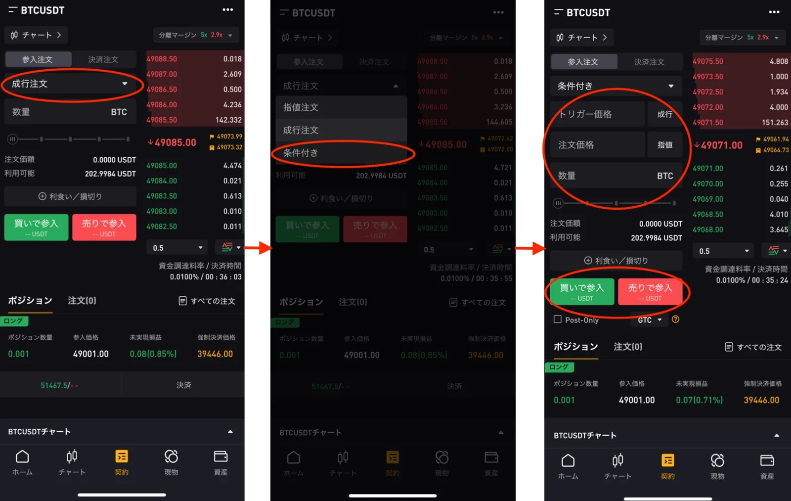 【仮想通貨FX】逆指値（条件付き注文）とは？基本的な使い方・注文方法・メリット・デメリットを紹介の説明画像