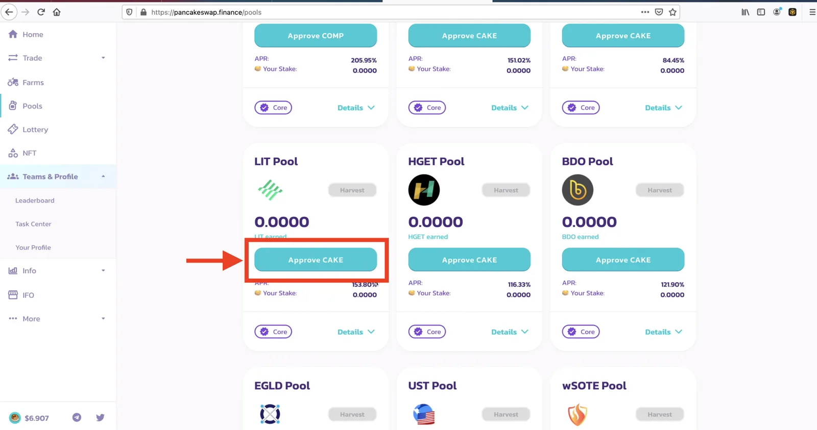 【DeFi】PancakeSwap（パンケーキスワップ）の始め方・おすすめ運用方法の説明画像