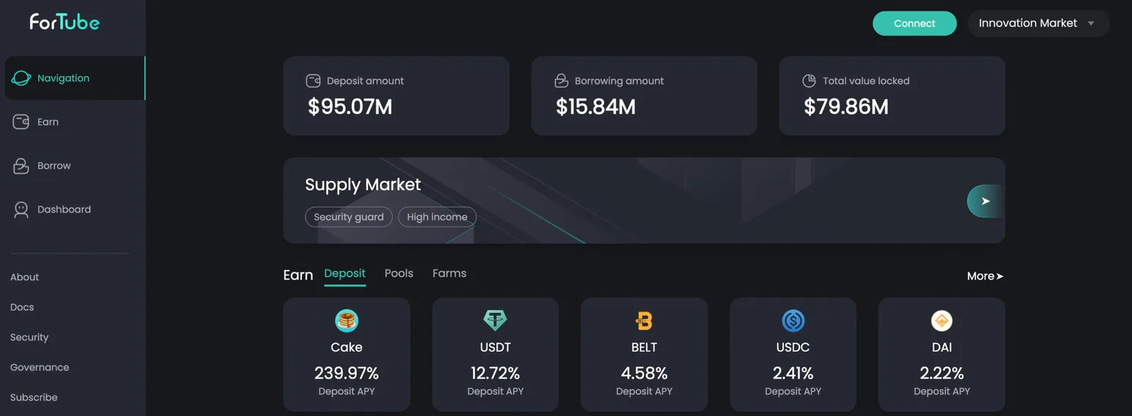 【QubitFinance】BSCの新レンディングサービスを紹介!QBT Lockerの解説・使い方の説明画像