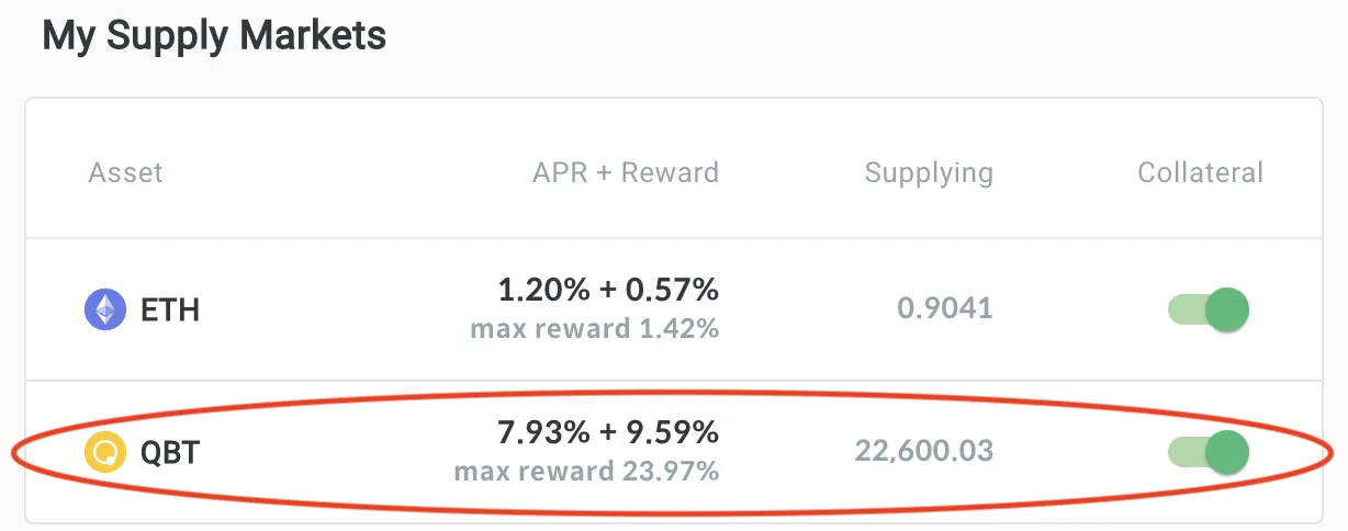 【QubitFinance】BSCの新レンディングサービスを紹介!QBT Lockerの解説・使い方の説明画像