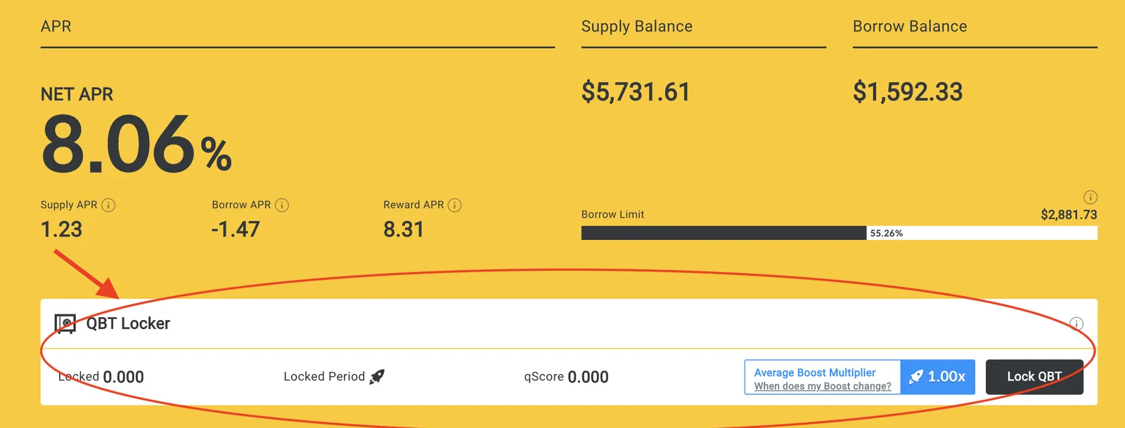【QubitFinance】BSCの新レンディングサービスを紹介!QBT Lockerの解説・使い方の説明画像