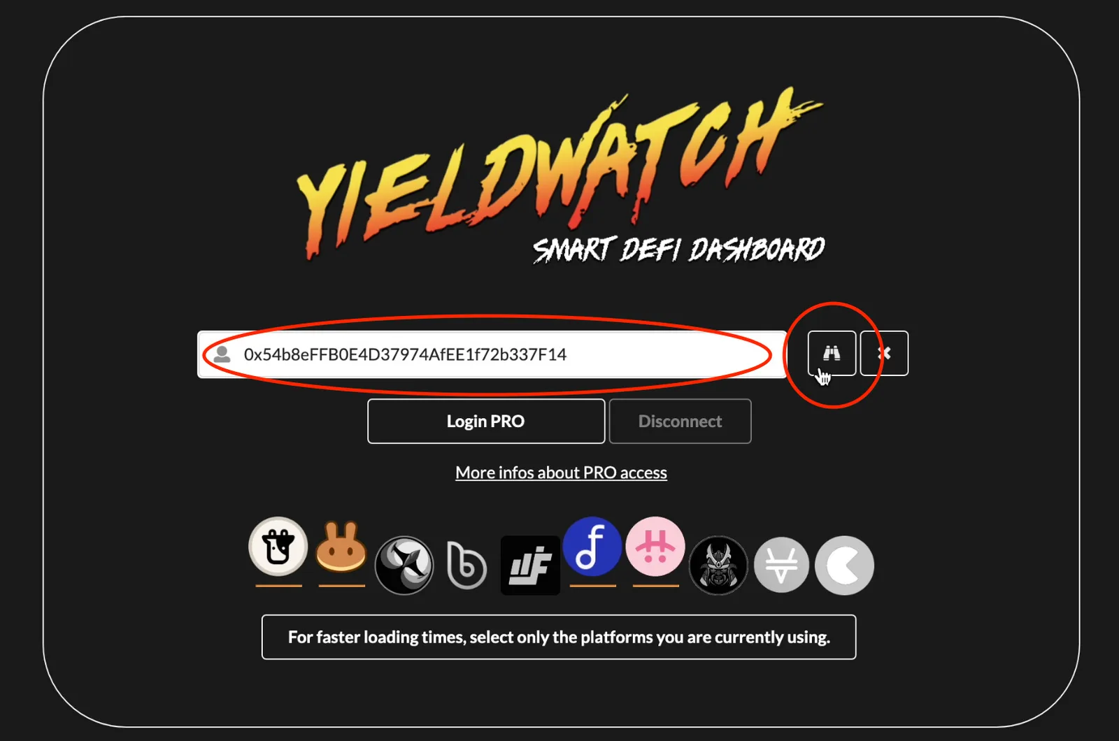 【DeFi】yieldwatch（イールドウォッチ）で資産管理！使い方・PRO機能・項目について解説の説明画像