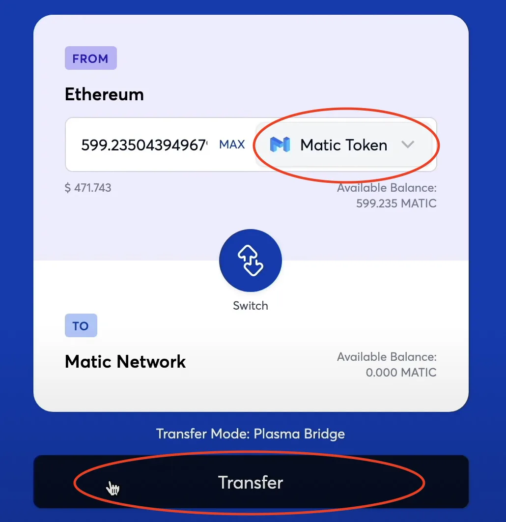 Matic（Polygon）のDeFi参加方法・Ethからブリッジ・QuickSwapの使い方徹底解説の説明画像
