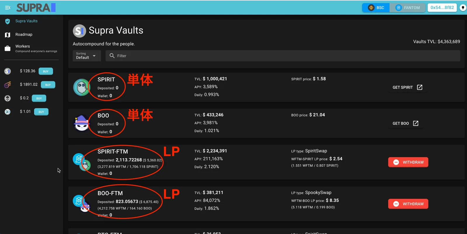 【DeFi仕組み】SupraFinanceの紹介！Vaultsとは・使い方・仕組みを解説します。の説明画像