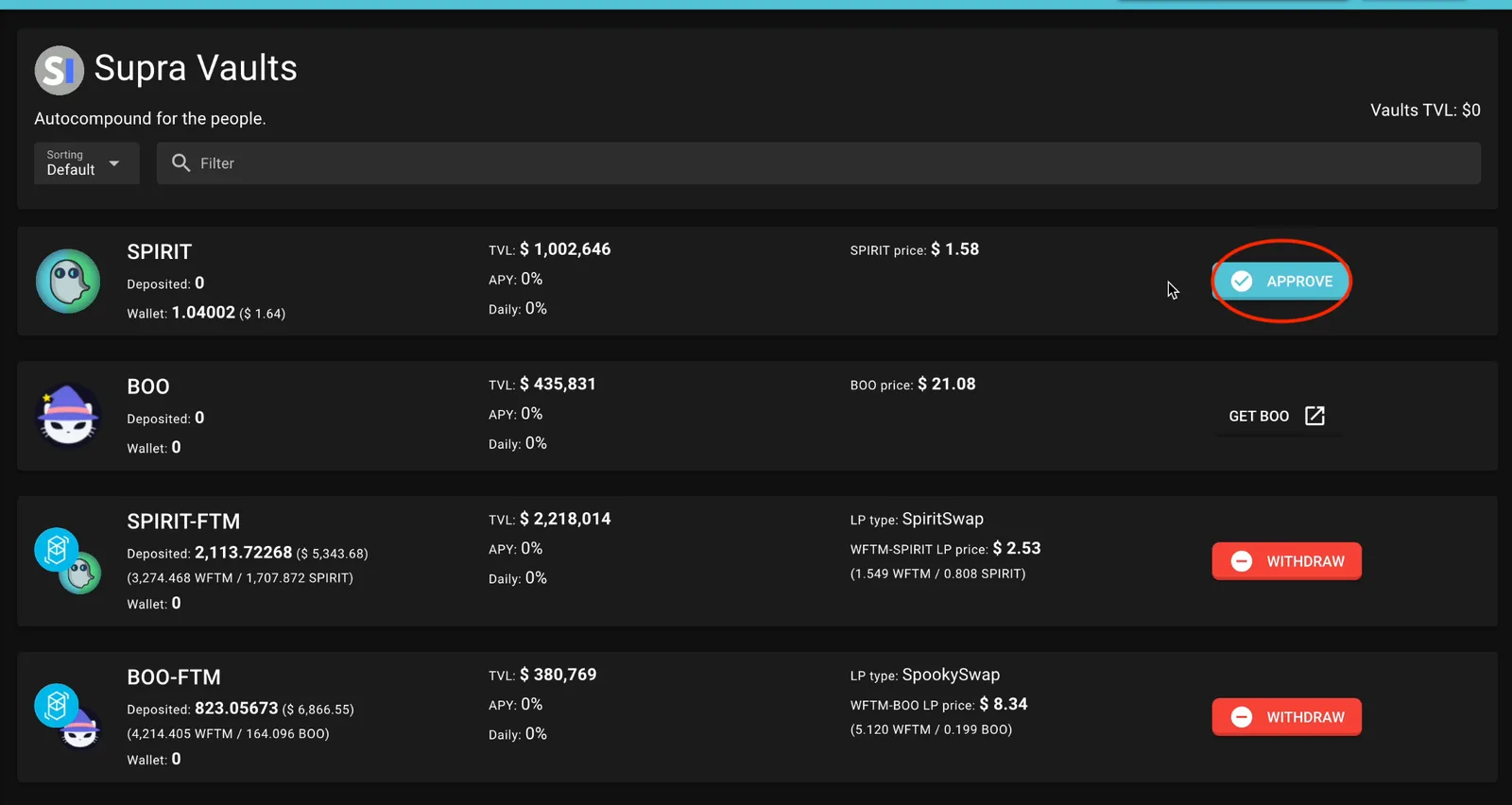 【DeFi仕組み】SupraFinanceの紹介！Vaultsとは・使い方・仕組みを解説します。の説明画像