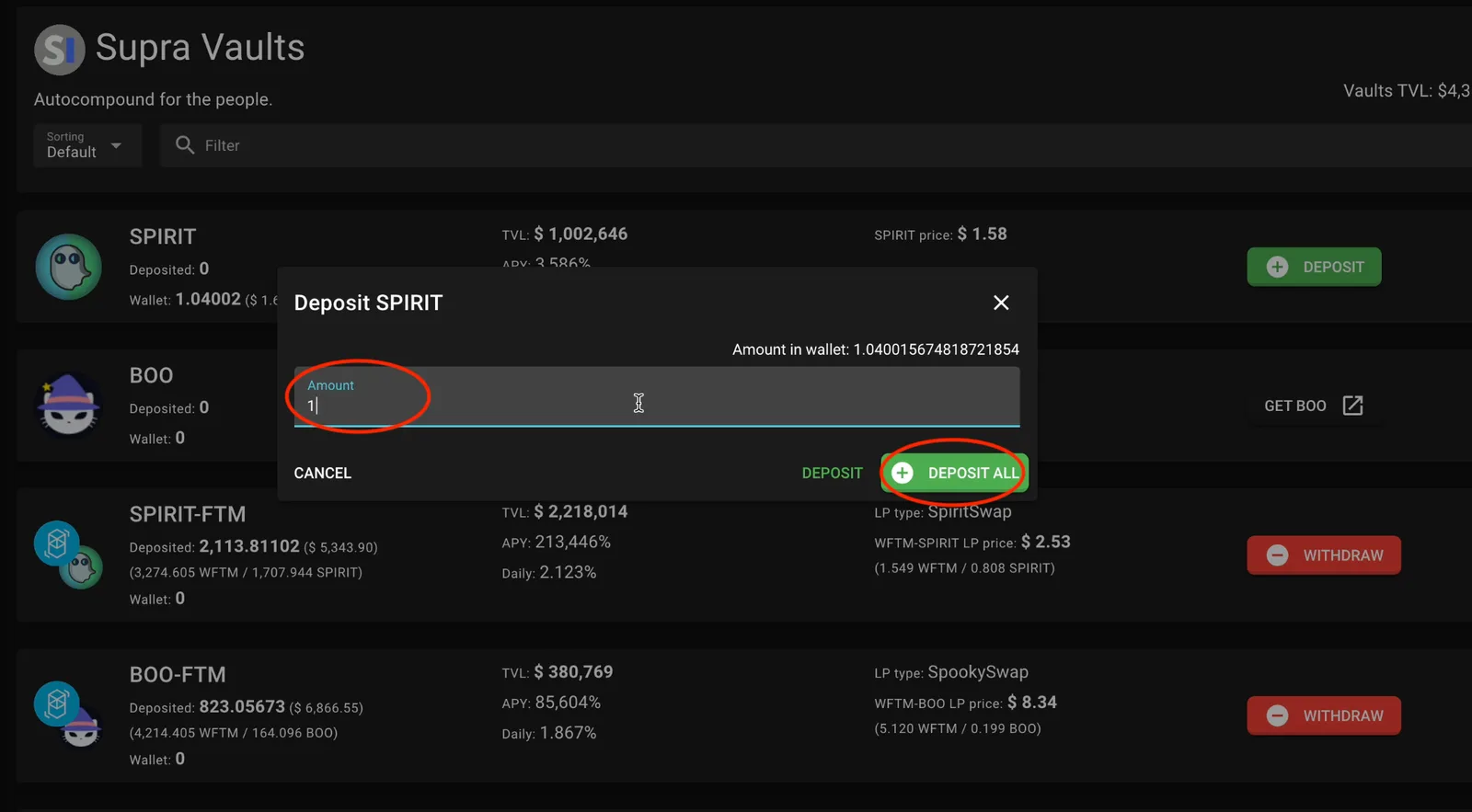 【DeFi仕組み】SupraFinanceの紹介！Vaultsとは・使い方・仕組みを解説します。の説明画像